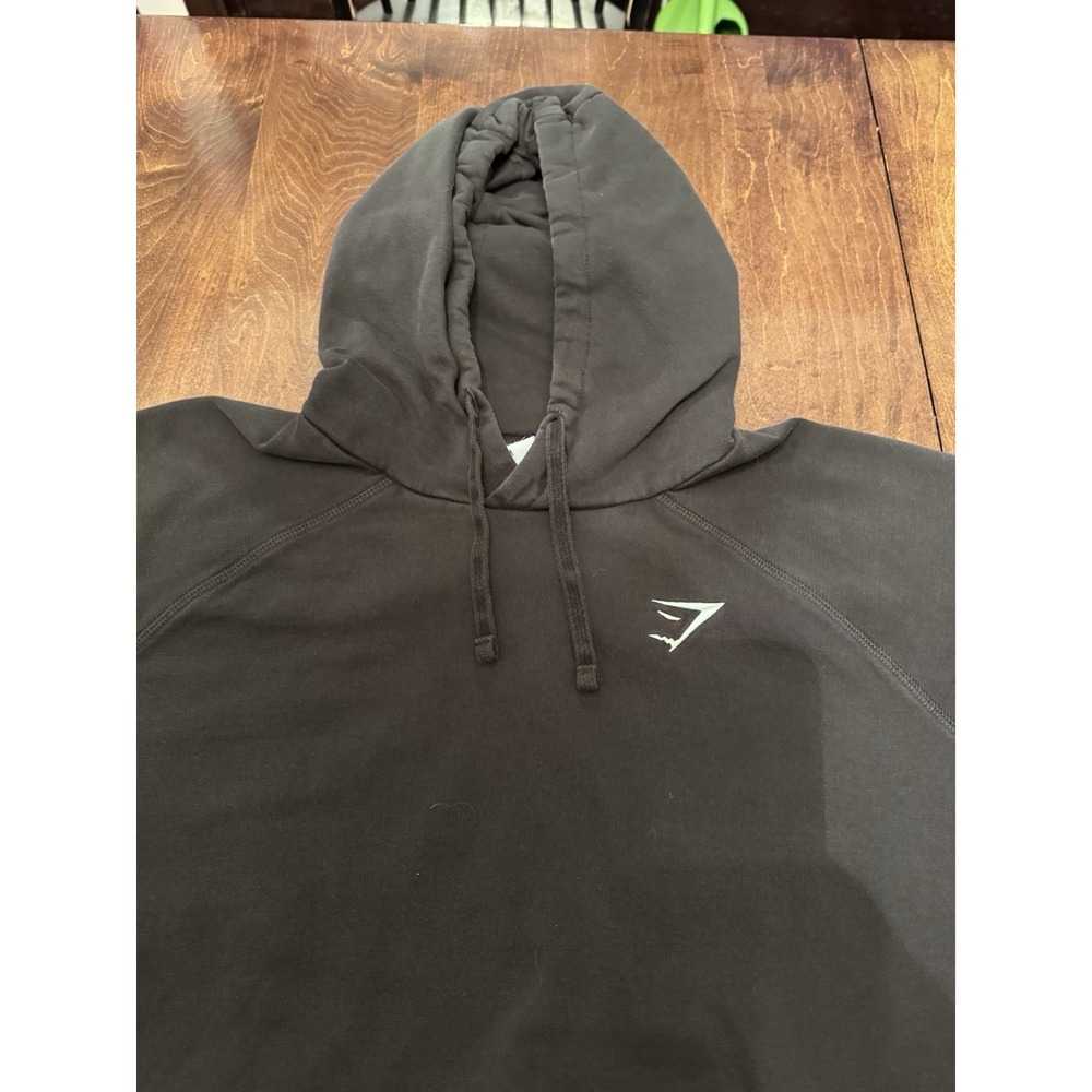 Men's Medium Black Gymshark Pullover Hoodie - Picture 2 of 7